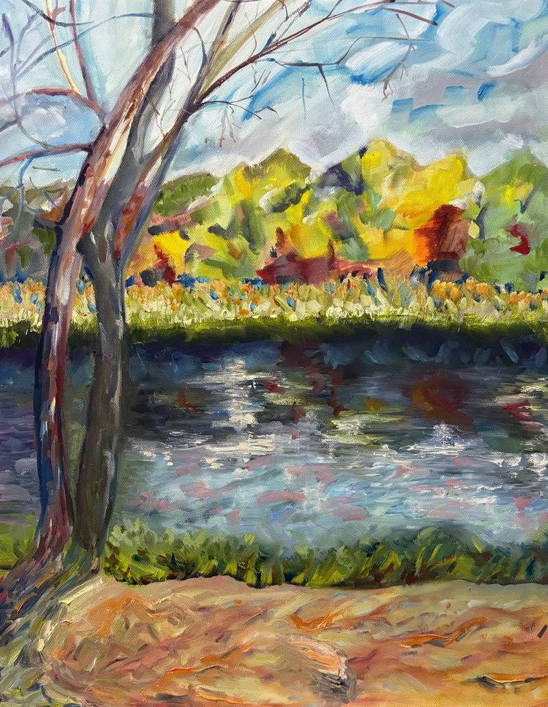Anna TuzArt, Reflections by the Water