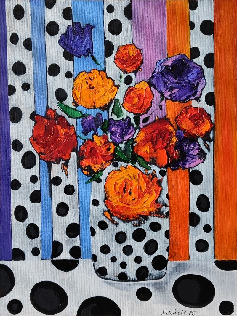 Maria Melkova, Naive still life in Russian style